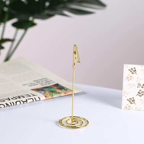 120mm premium alligator clip table card holder