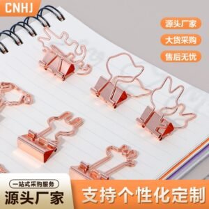 Animal Shaped Metal Binder Clips and Snack Sealing Clips