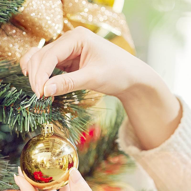c shaped christmas bell and stocking hanging hook
