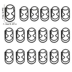 Cute Cat Shaped Metal Paper Clips and Bookmarks