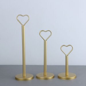 Gold Thickened Detachable Memo and Table Number Clip