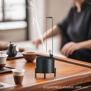 Hanging Metal Incense Holder for Stick and Coil Incense