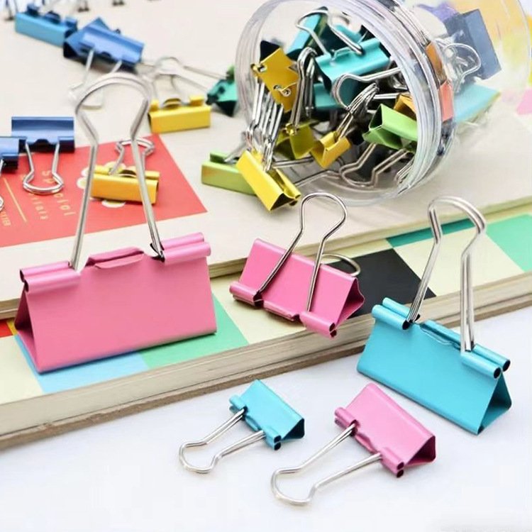 metal binder clips for office filing