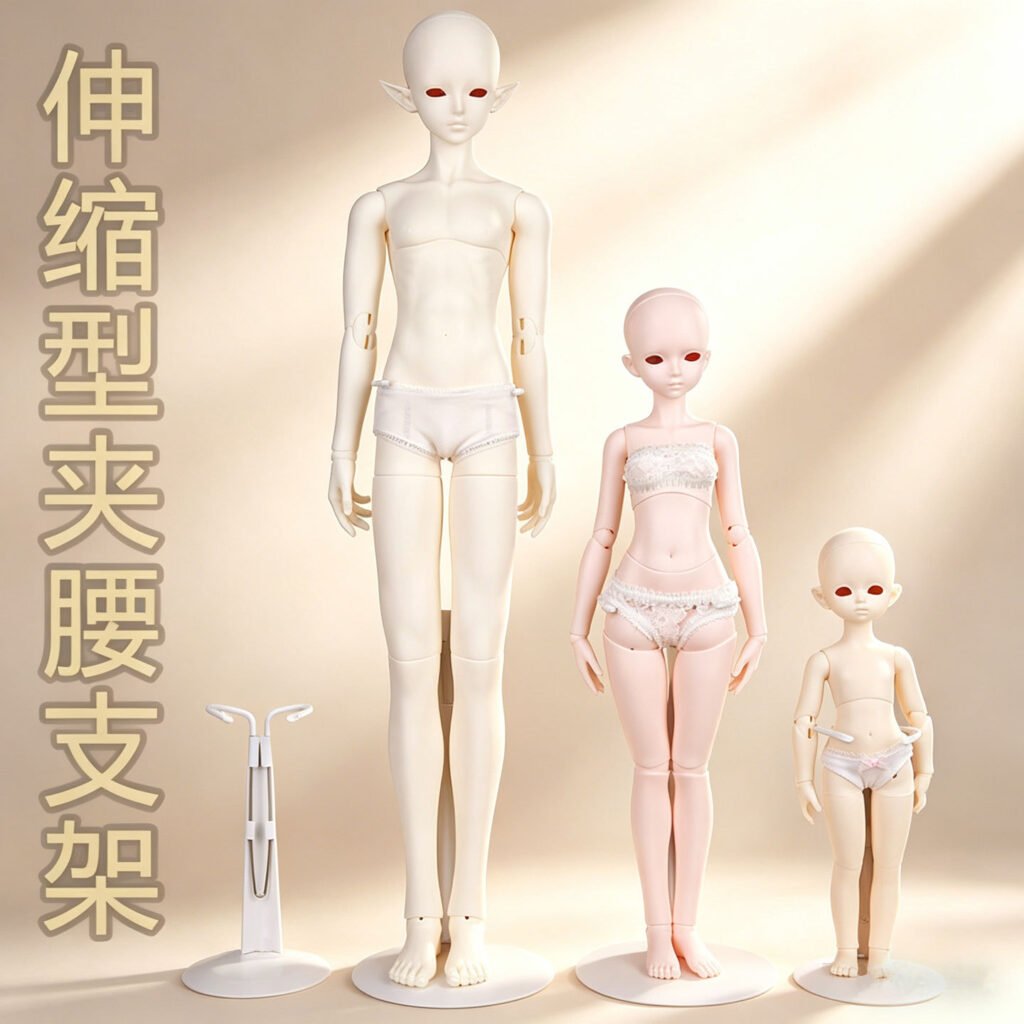 metal doll display stand for action figures