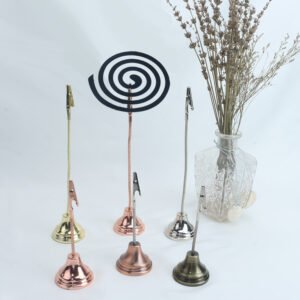 Telescopic Metal Incense Coil Holder with Tray