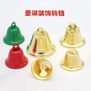 Metal Trumpet Bell Christmas Tree Pendant and Handbell Ornament