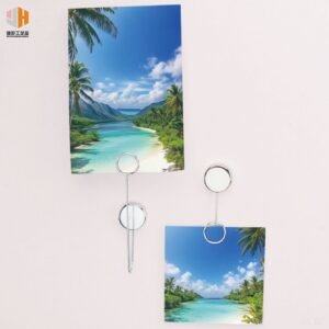 No Drill Adhesive Round Metal Wall Memo and Photo Clip