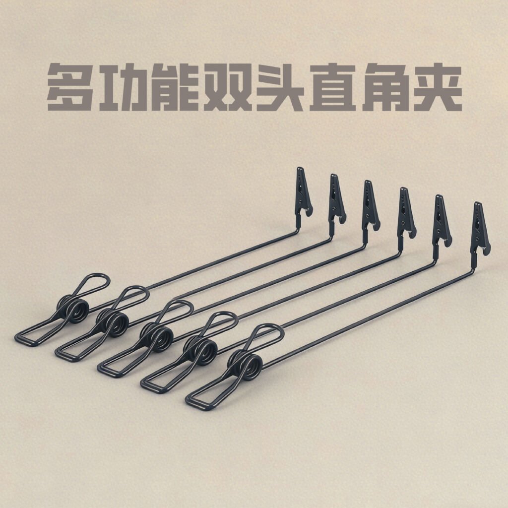 purpose metal double head clip for coil incense and photos