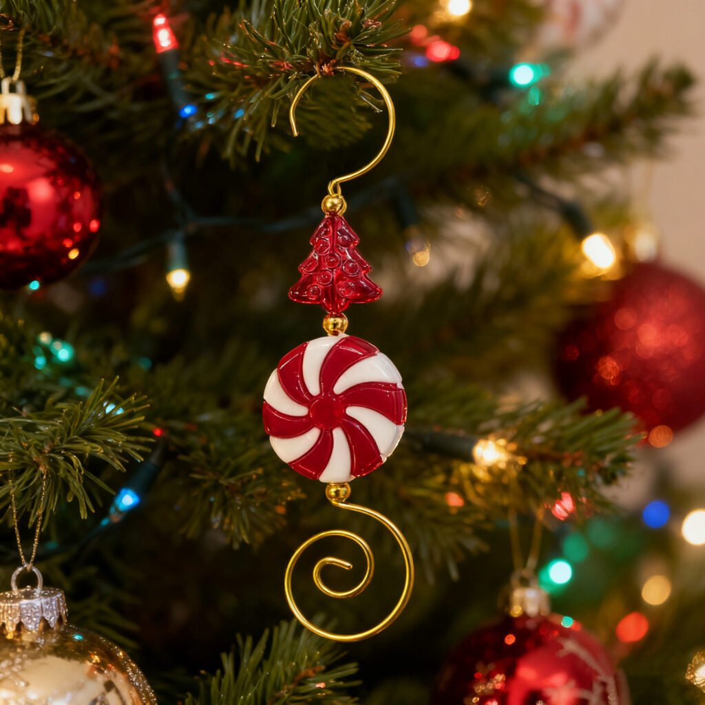 red and white windmill christmas tree s hook for holiday decor