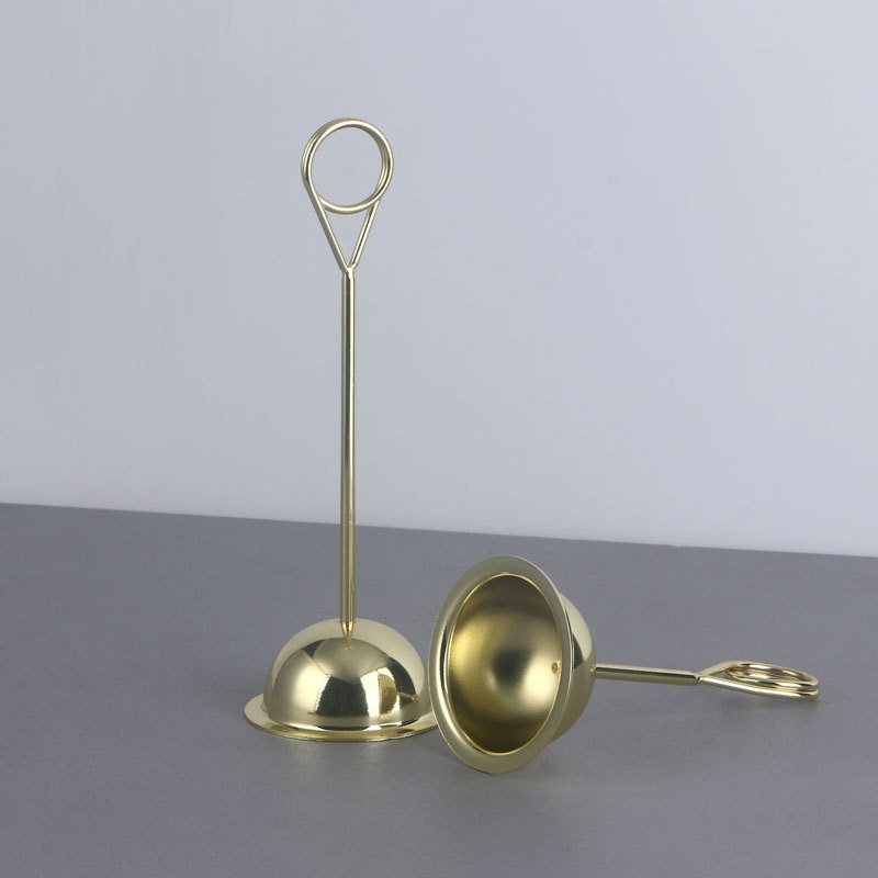 small half round table card and business card holder