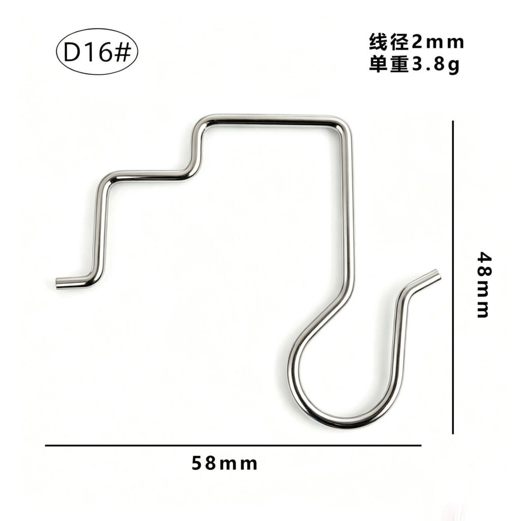 stainless steel eaves light hook for outdoor christmas decoration