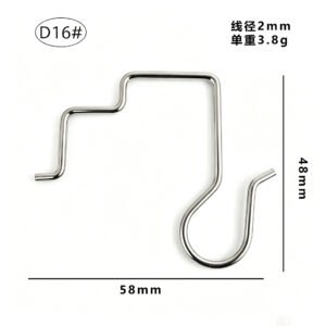 Stainless Steel Eaves Light Hook for Outdoor Christmas Decoration