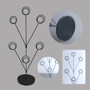 Stainless Steel Round Menu Display Stand for Wedding Banquets