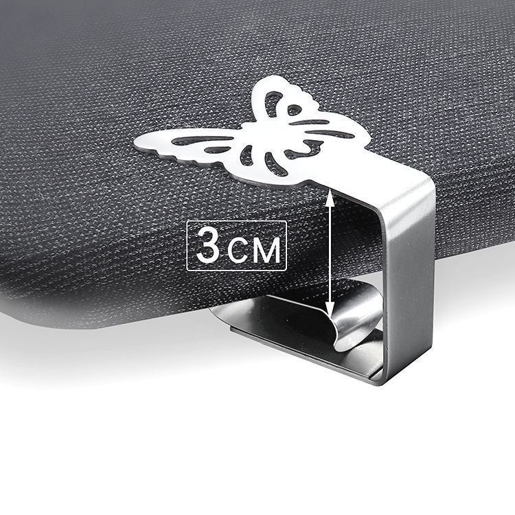 stainless steel tablecloth clips
