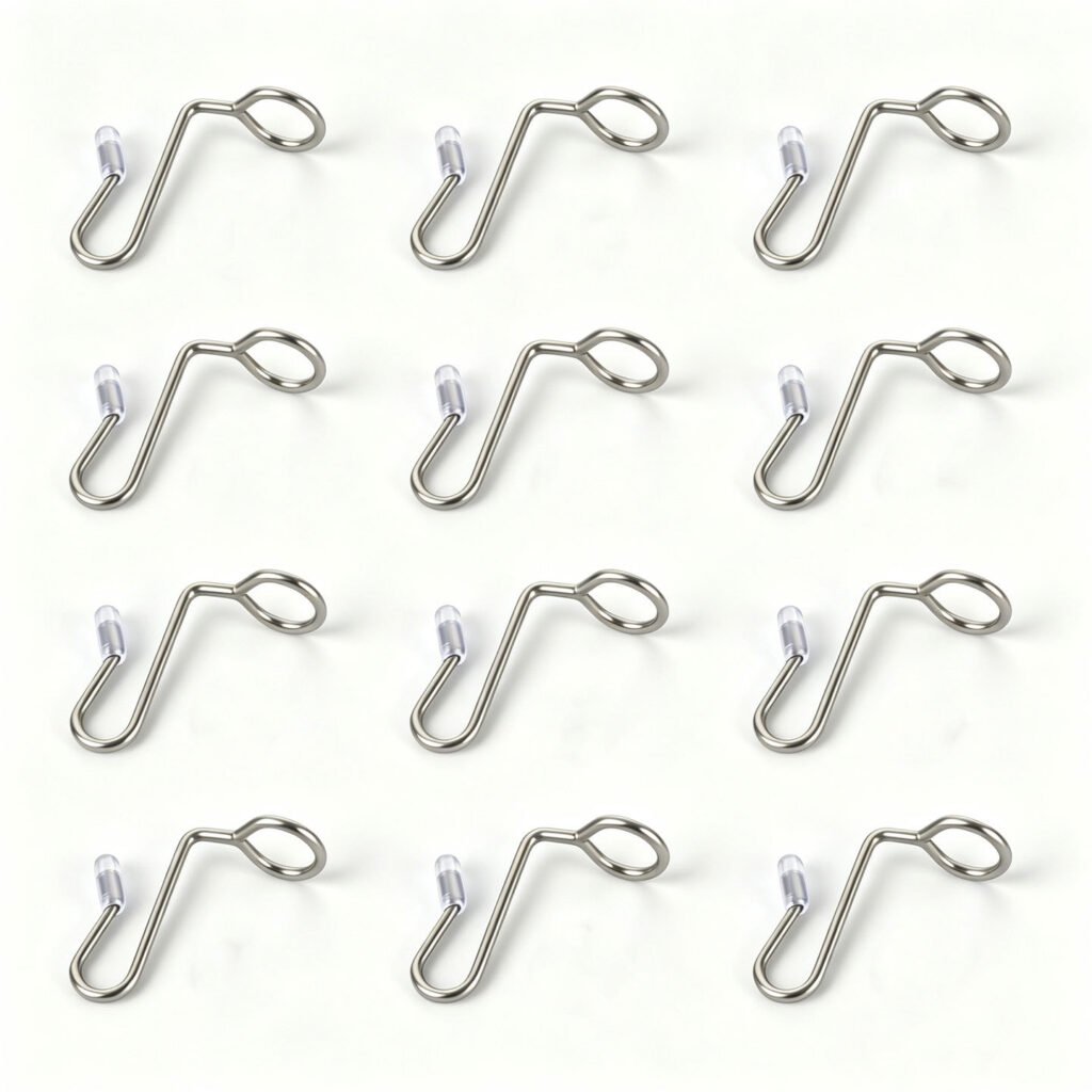 stainless steel wardrobe hanger hook for round and square tubes
