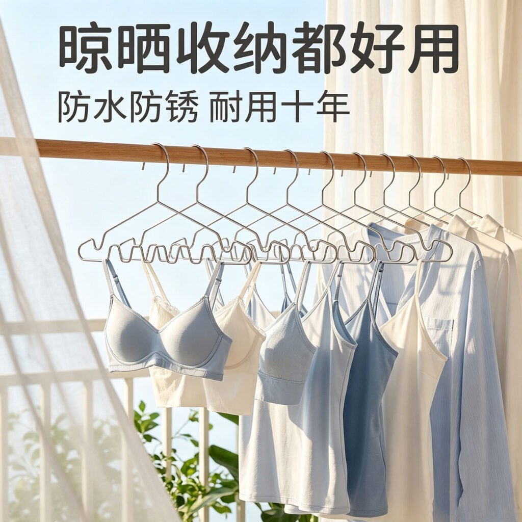 stainless steel wave shaped multi layer drying hanger