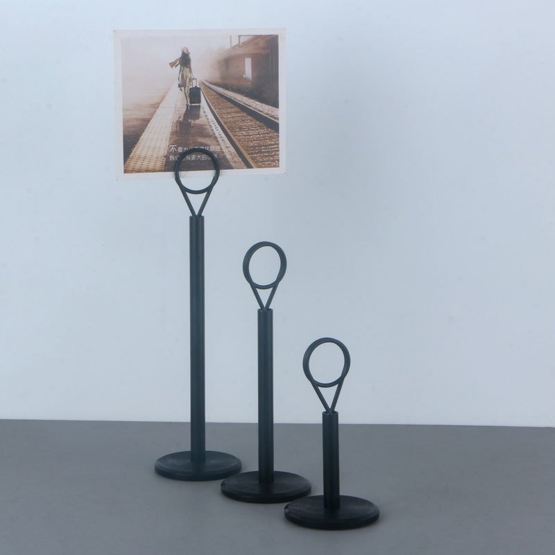 teardrop detachable memo and table number clip